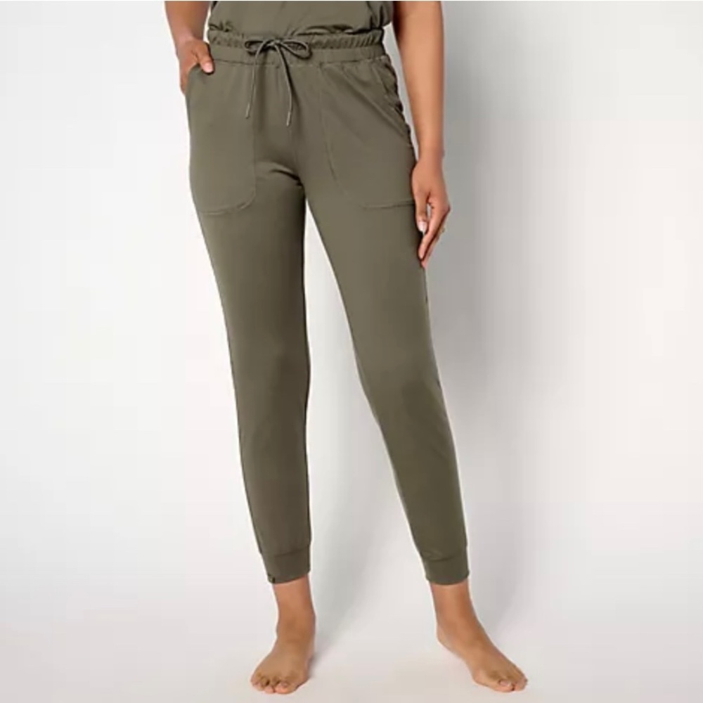 Barefoot Dreams Malibu Collection Butterchic Jogger Olive Branch SZ 1X